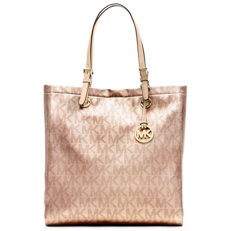 rose gold michael kors purse macy'|Michael Kors gold purse large.